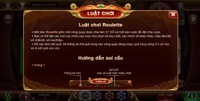 Roulette Hitclub Đẳng Cấp Quốc Tế Với Vòng Quay May Mắn Trúng Thưởng Cực Khủng